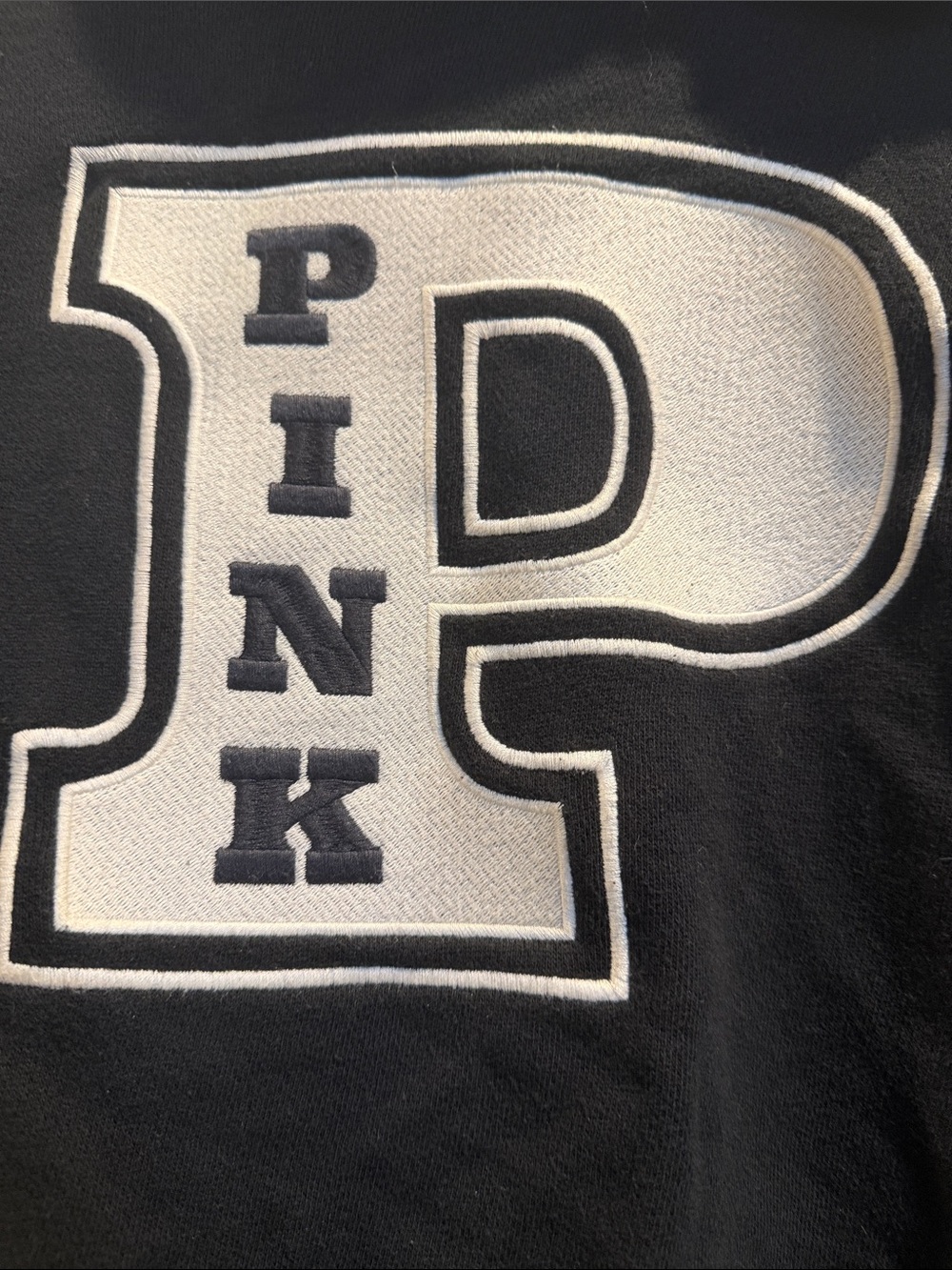 PINK Victoria's Secret Black Zip-Up Hoodie - Picture 4 of 7